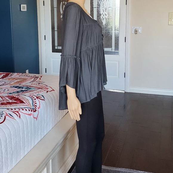 FREE PEOPLE BOHO BLOUSE SZ Sm - Picture 3 of 15